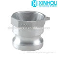 Type A stainless steel and aluminium camlock hose coupling